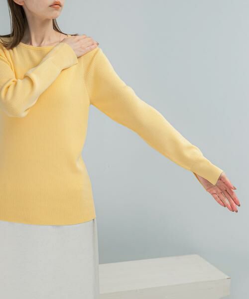 URBAN RESEARCH ROSSO / アーバンリサーチ ロッソ ニット・セーター | シルク混スリットスリーブリブニット | 詳細8