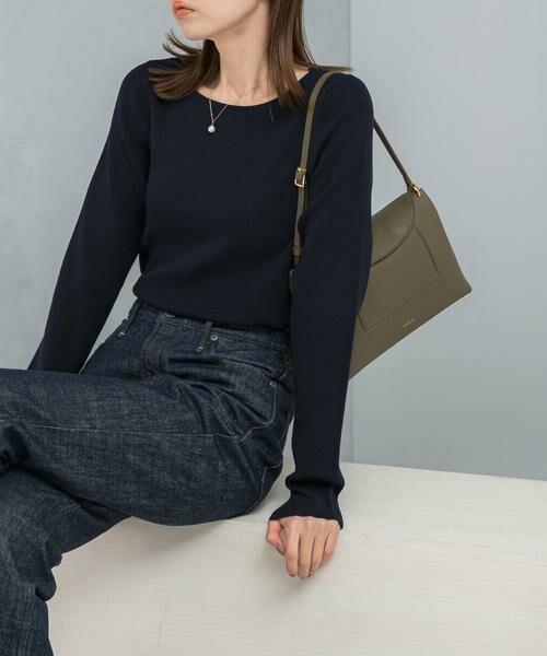 URBAN RESEARCH ROSSO / アーバンリサーチ ロッソ ニット・セーター | シルク混スリットスリーブリブニット | 詳細13