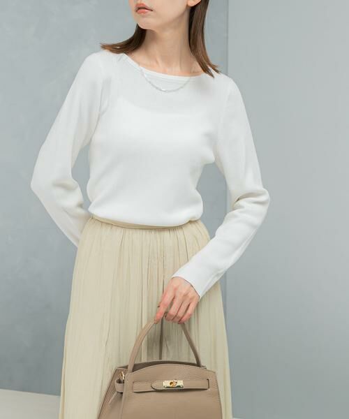 URBAN RESEARCH ROSSO / アーバンリサーチ ロッソ ニット・セーター | シルク混スリットスリーブリブニット | 詳細24