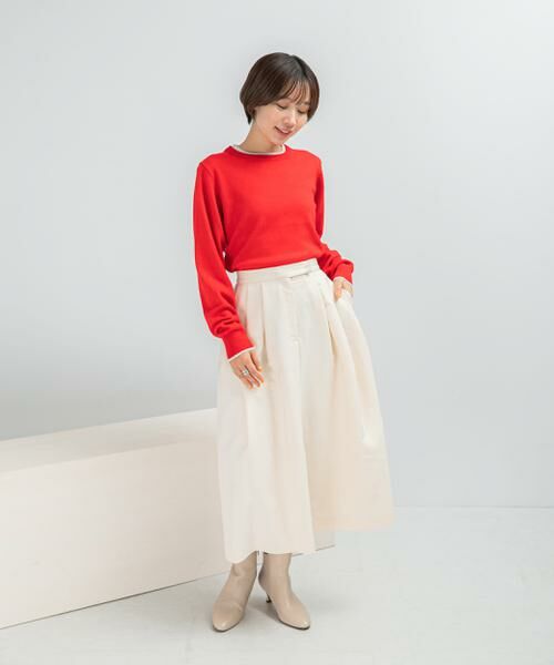 URBAN RESEARCH ROSSO / アーバンリサーチ ロッソ ニット・セーター | カシミヤ混バイカラーコンパクトニット | 詳細2