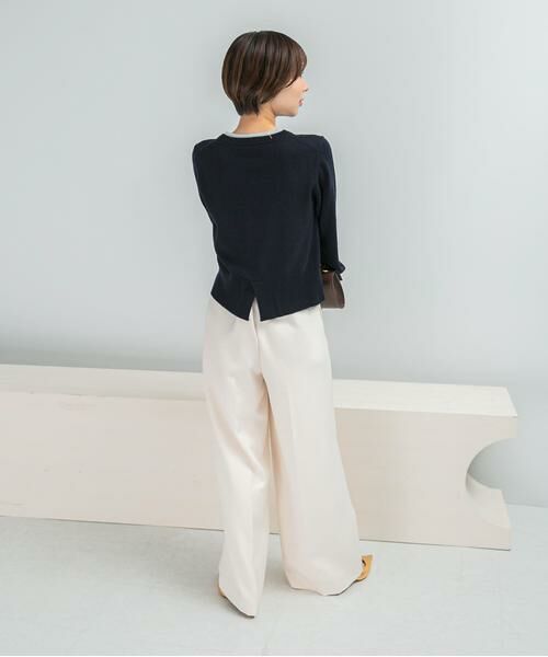 URBAN RESEARCH ROSSO / アーバンリサーチ ロッソ ニット・セーター | カシミヤ混バイカラーコンパクトニット | 詳細10