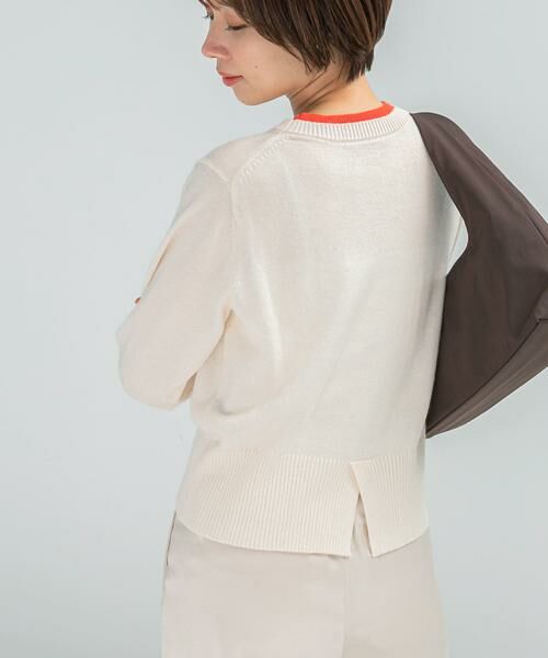 URBAN RESEARCH ROSSO / アーバンリサーチ ロッソ ニット・セーター | カシミヤ混バイカラーコンパクトニット | 詳細13