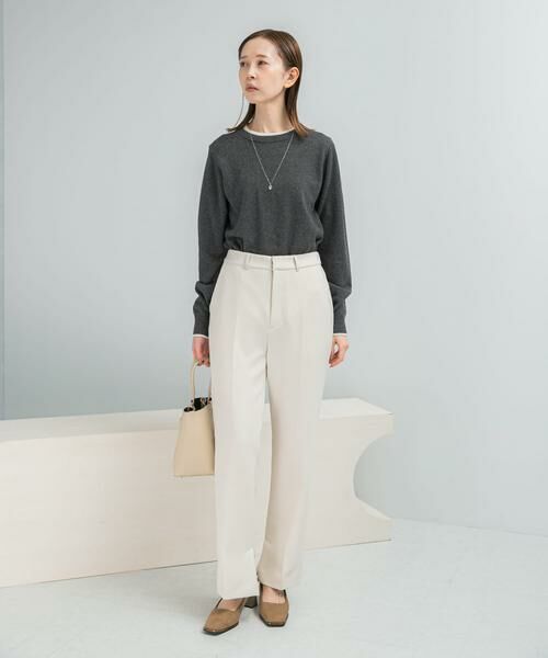 URBAN RESEARCH ROSSO / アーバンリサーチ ロッソ ニット・セーター | カシミヤ混バイカラーコンパクトニット | 詳細18