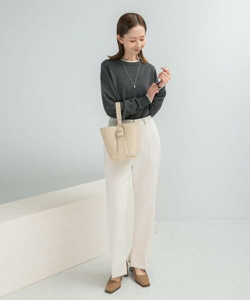 URBAN RESEARCH ROSSO / アーバンリサーチ ロッソ ニット・セーター | カシミヤ混バイカラーコンパクトニット | 詳細19