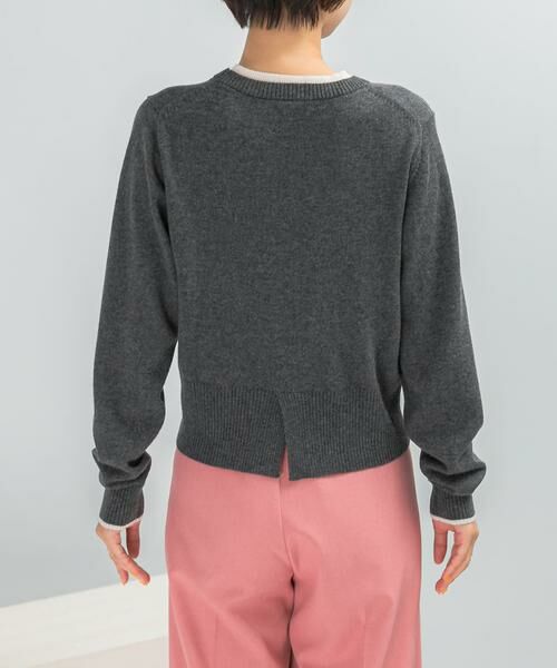 URBAN RESEARCH ROSSO / アーバンリサーチ ロッソ ニット・セーター | カシミヤ混バイカラーコンパクトニット | 詳細25