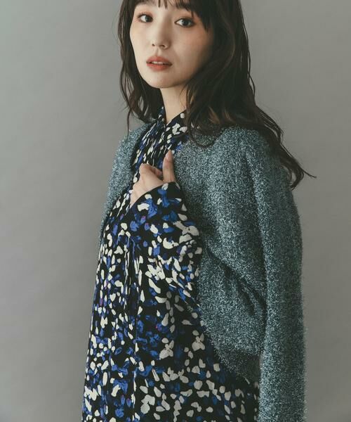 URBAN RESEARCH ROSSO / アーバンリサーチ ロッソ カーディガン・ボレロ | ラメシャギーカーディガン | 詳細4