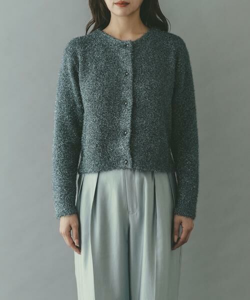 URBAN RESEARCH ROSSO / アーバンリサーチ ロッソ カーディガン・ボレロ | ラメシャギーカーディガン | 詳細7