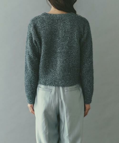 URBAN RESEARCH ROSSO / アーバンリサーチ ロッソ カーディガン・ボレロ | ラメシャギーカーディガン | 詳細9