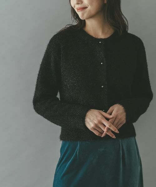 URBAN RESEARCH ROSSO / アーバンリサーチ ロッソ カーディガン・ボレロ | ラメシャギーカーディガン | 詳細14