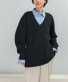 URBAN RESEARCH ROSSO / アーバンリサーチ ロッソ ニット・セーター | アルパカ混カーブスリーブVネックプルオーバー