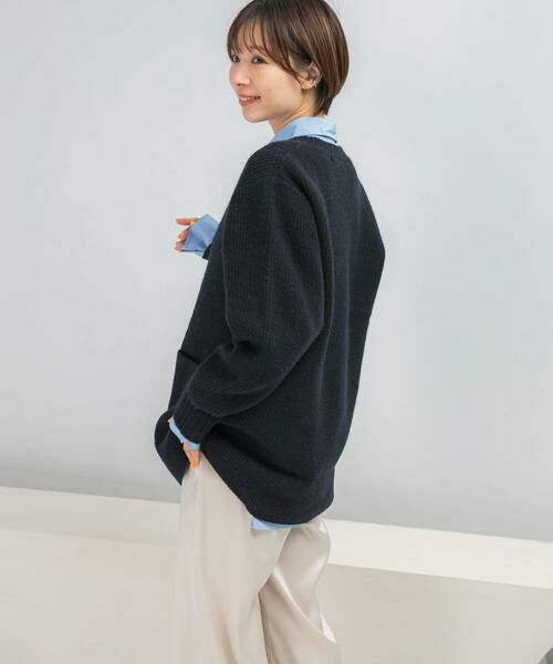 URBAN RESEARCH ROSSO / アーバンリサーチ ロッソ ニット・セーター | アルパカ混カーブスリーブVネックプルオーバー | 詳細1