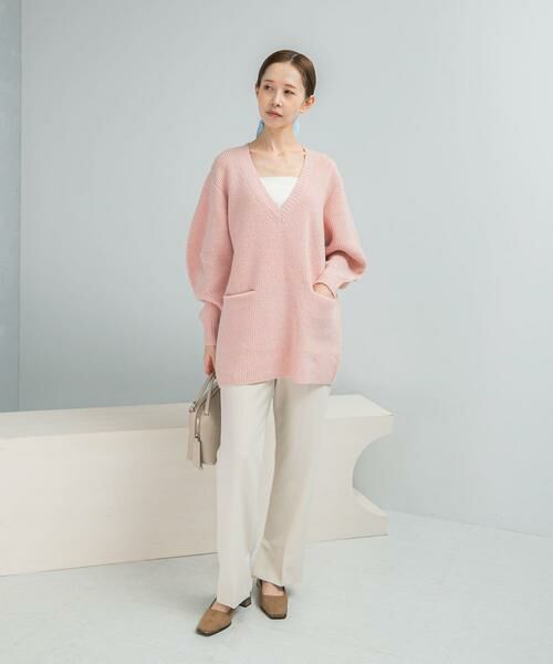 URBAN RESEARCH ROSSO / アーバンリサーチ ロッソ ニット・セーター | アルパカ混カーブスリーブVネックプルオーバー | 詳細13