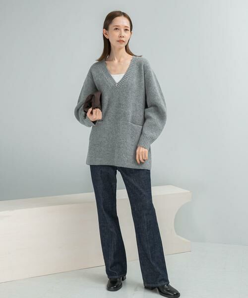 URBAN RESEARCH ROSSO / アーバンリサーチ ロッソ ニット・セーター | アルパカ混カーブスリーブVネックプルオーバー | 詳細23