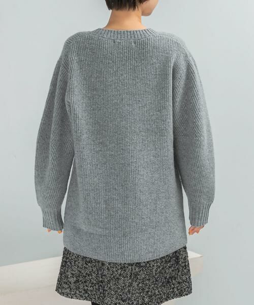 URBAN RESEARCH ROSSO / アーバンリサーチ ロッソ ニット・セーター | アルパカ混カーブスリーブVネックプルオーバー | 詳細30