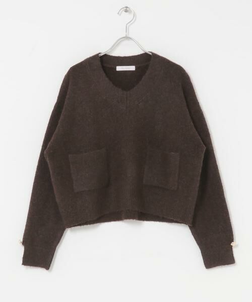 URBAN RESEARCH ROSSO / アーバンリサーチ ロッソ ニット・セーター | F by ROSSO　Vネック釦デザインニット | 詳細7