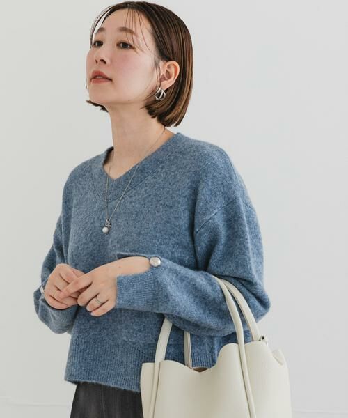 URBAN RESEARCH ROSSO / アーバンリサーチ ロッソ ニット・セーター | F by ROSSO　Vネック釦デザインニット | 詳細9