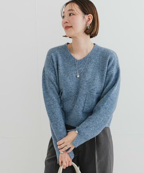 URBAN RESEARCH ROSSO / アーバンリサーチ ロッソ ニット・セーター | F by ROSSO　Vネック釦デザインニット | 詳細10