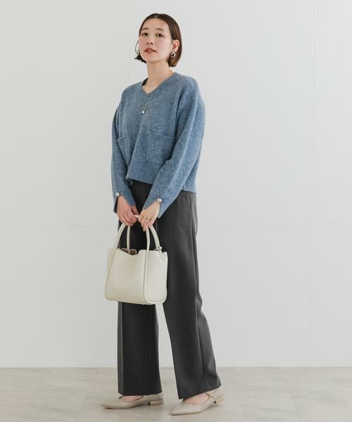 URBAN RESEARCH ROSSO / アーバンリサーチ ロッソ ニット・セーター | F by ROSSO　Vネック釦デザインニット | 詳細14