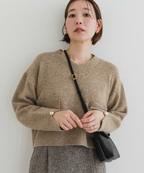 URBAN RESEARCH ROSSO / アーバンリサーチ ロッソ ニット・セーター | F by ROSSO　Vネック釦デザインニット | 詳細24