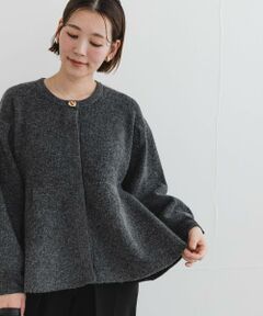 URBAN RESEARCH ROSSO / アーバンリサーチ ロッソ カーディガン・ボレロ | F by ROSSO　ペプラムボリュームスリーブカーディガン