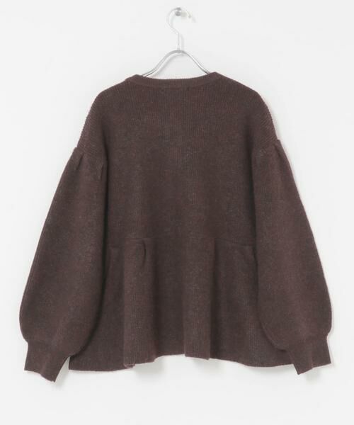 URBAN RESEARCH ROSSO / アーバンリサーチ ロッソ カーディガン・ボレロ | F by ROSSO　ペプラムボリュームスリーブカーディガン | 詳細10