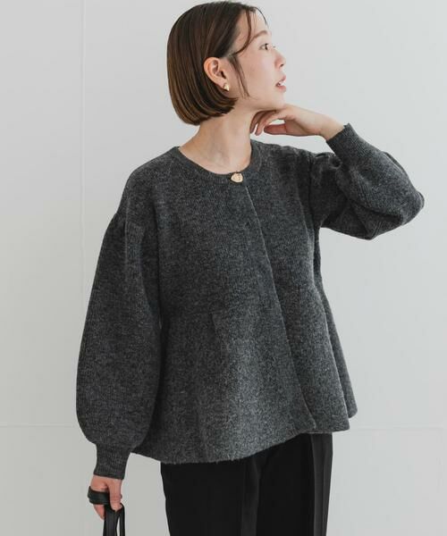 URBAN RESEARCH ROSSO / アーバンリサーチ ロッソ カーディガン・ボレロ | F by ROSSO　ペプラムボリュームスリーブカーディガン | 詳細14