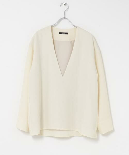 URBAN RESEARCH ROSSO / アーバンリサーチ ロッソ シャツ・ブラウス | ツイード深Vネックプルオーバー | 詳細5