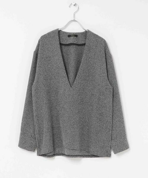 URBAN RESEARCH ROSSO / アーバンリサーチ ロッソ シャツ・ブラウス | ツイード深Vネックプルオーバー | 詳細16