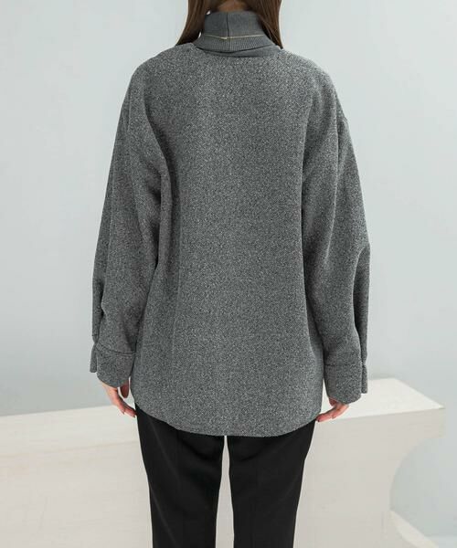 URBAN RESEARCH ROSSO / アーバンリサーチ ロッソ シャツ・ブラウス | ツイード深Vネックプルオーバー | 詳細13