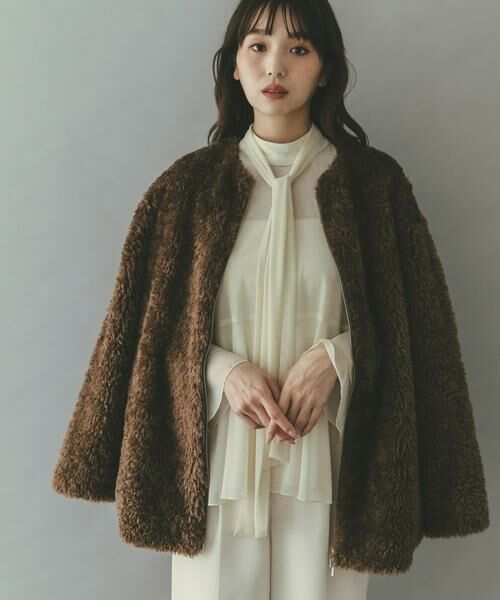 URBAN RESEARCH ROSSO / アーバンリサーチ ロッソ シャツ・ブラウス | シアーラメチュールフレアスリーブブラウス | 詳細3