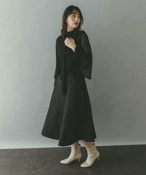 URBAN RESEARCH ROSSO / アーバンリサーチ ロッソ シャツ・ブラウス | シアーラメチュールフレアスリーブブラウス | 詳細18