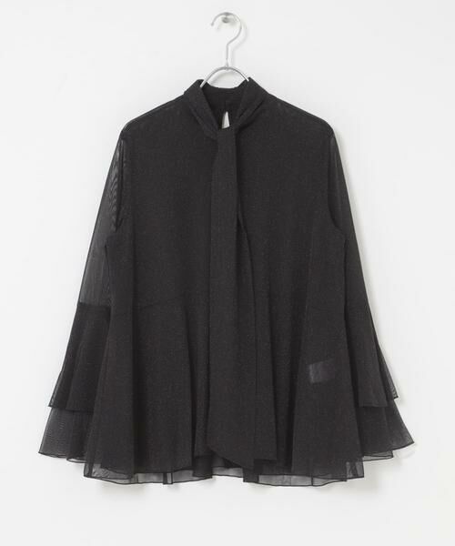 URBAN RESEARCH ROSSO / アーバンリサーチ ロッソ シャツ・ブラウス | シアーラメチュールフレアスリーブブラウス | 詳細19