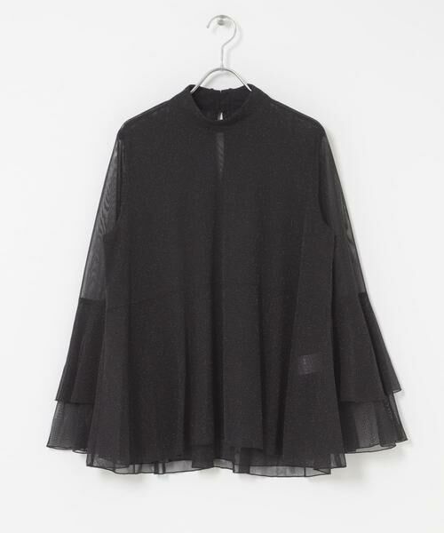 URBAN RESEARCH ROSSO / アーバンリサーチ ロッソ シャツ・ブラウス | シアーラメチュールフレアスリーブブラウス | 詳細20