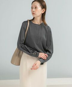 URBAN RESEARCH ROSSO / アーバンリサーチ ロッソ シャツ・ブラウス | ピーチサテンデザインスリーブブラウス