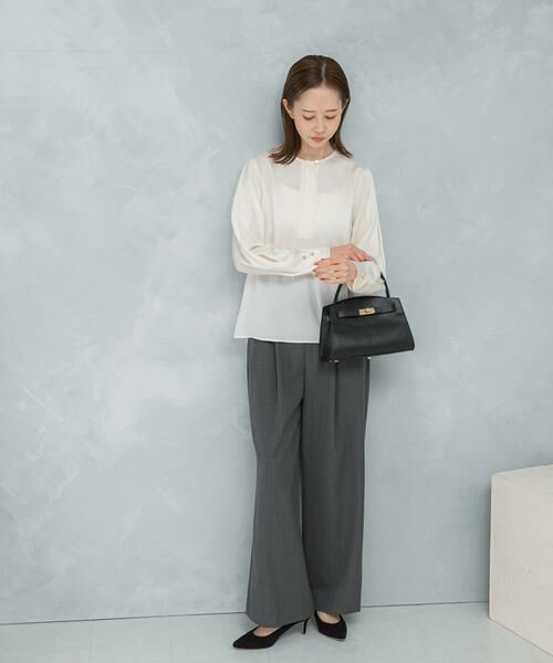 URBAN RESEARCH ROSSO / アーバンリサーチ ロッソ シャツ・ブラウス | ピーチサテンデザインスリーブブラウス | 詳細2