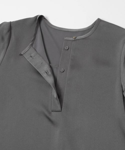 URBAN RESEARCH ROSSO / アーバンリサーチ ロッソ シャツ・ブラウス | ピーチサテンデザインスリーブブラウス | 詳細15