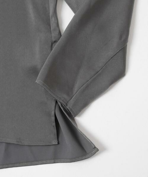 URBAN RESEARCH ROSSO / アーバンリサーチ ロッソ シャツ・ブラウス | ピーチサテンデザインスリーブブラウス | 詳細16