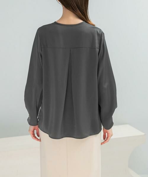 URBAN RESEARCH ROSSO / アーバンリサーチ ロッソ シャツ・ブラウス | ピーチサテンデザインスリーブブラウス | 詳細11