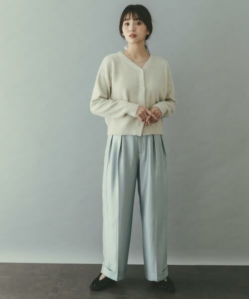 URBAN RESEARCH ROSSO / アーバンリサーチ ロッソ その他パンツ | ブライトツイルタックパンツ | 詳細11