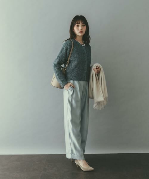 URBAN RESEARCH ROSSO / アーバンリサーチ ロッソ その他パンツ | ブライトツイルタックパンツ | 詳細13