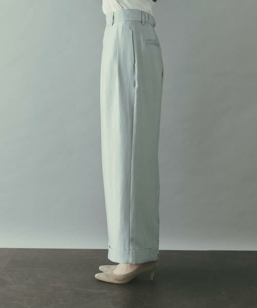 URBAN RESEARCH ROSSO / アーバンリサーチ ロッソ その他パンツ | ブライトツイルタックパンツ | 詳細15