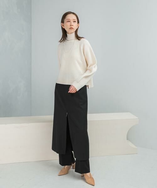 URBAN RESEARCH ROSSO / アーバンリサーチ ロッソ スカート | 『UR TECH』後ゴムスリットストレートスカート | 詳細3