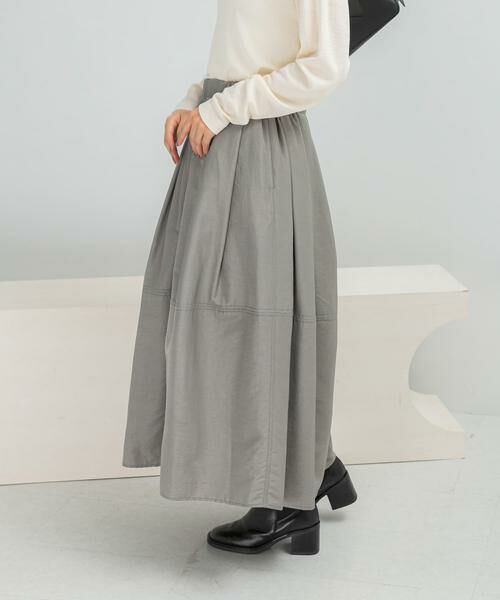 URBAN RESEARCH ROSSO / アーバンリサーチ ロッソ スカート | ヴィンテージサテンギャザースカート | 詳細3