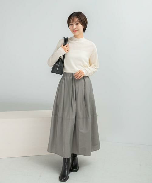 URBAN RESEARCH ROSSO / アーバンリサーチ ロッソ スカート | ヴィンテージサテンギャザースカート | 詳細4