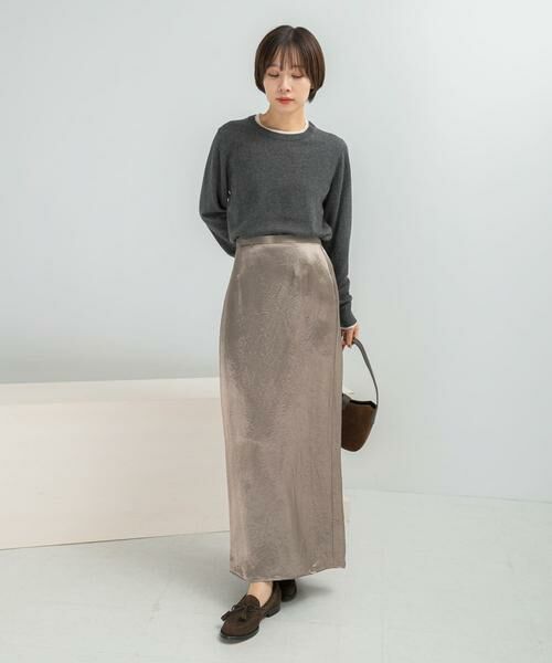 URBAN RESEARCH ROSSO / アーバンリサーチ ロッソ スカート | アセテートサテンストレートスカート | 詳細2