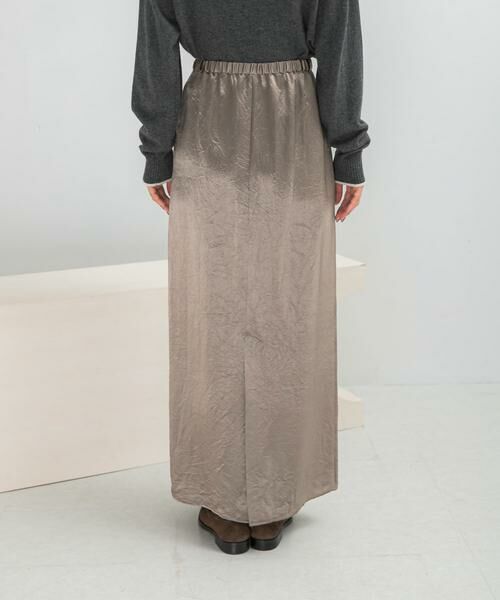 URBAN RESEARCH ROSSO / アーバンリサーチ ロッソ スカート | アセテートサテンストレートスカート | 詳細5