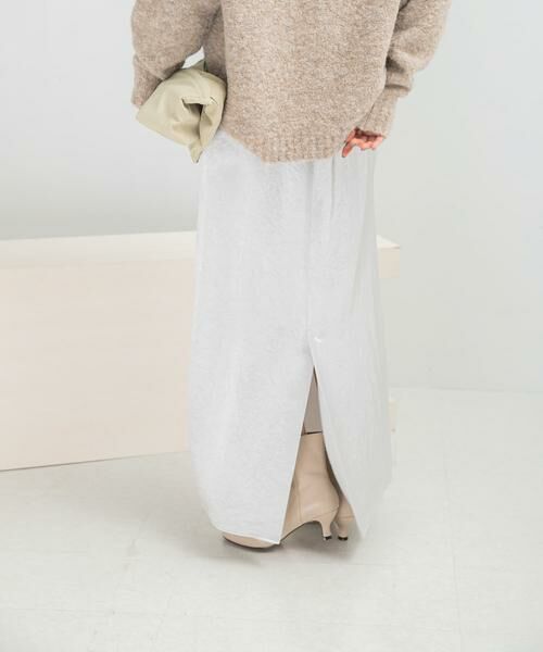 URBAN RESEARCH ROSSO / アーバンリサーチ ロッソ スカート | アセテートサテンストレートスカート | 詳細11