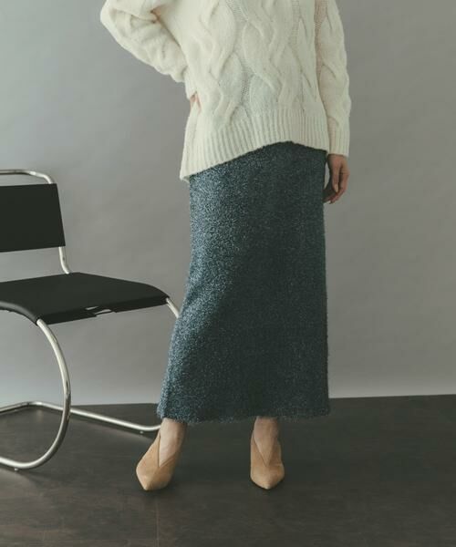 URBAN RESEARCH ROSSO / アーバンリサーチ ロッソ スカート | ラメシャギーニットスカート | 詳細2