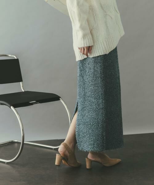 URBAN RESEARCH ROSSO / アーバンリサーチ ロッソ スカート | ラメシャギーニットスカート | 詳細3