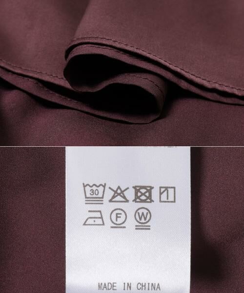 URBAN RESEARCH ROSSO / アーバンリサーチ ロッソ ワンピース | ハイネックギャザーサテンドレス | 詳細16